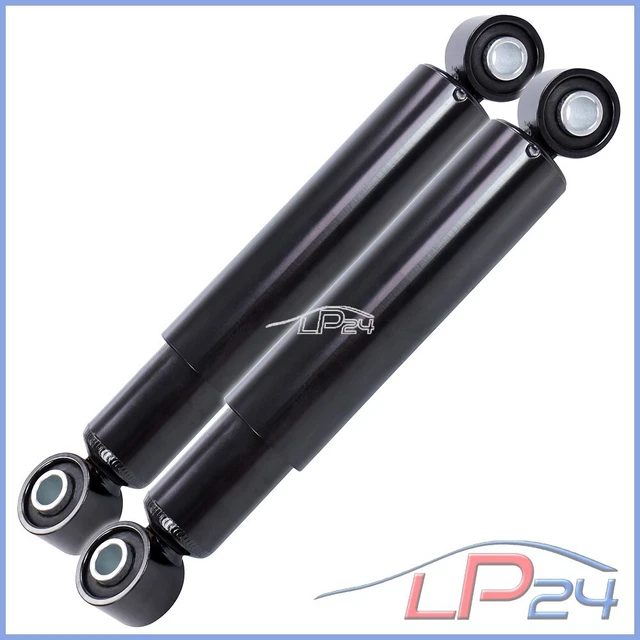 Amortisseurs Arrière C-FUNN 380mm - Paire Moto ATV Réglable Air/Ressort Noir/Or