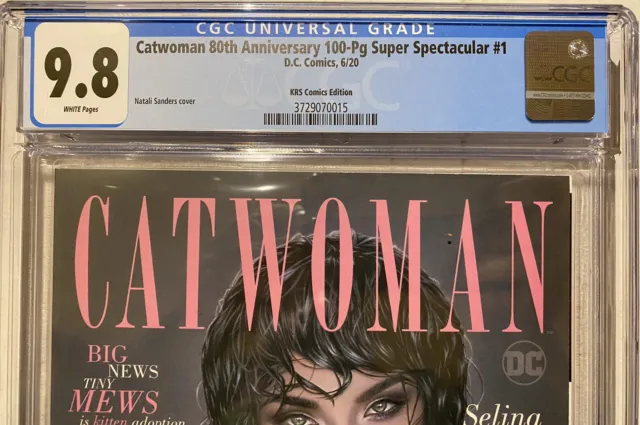 Catwoman 80th Anniversary 100-Pg Super Spectacular 1 CGC 9.8 Sanders Variant KRS 3
