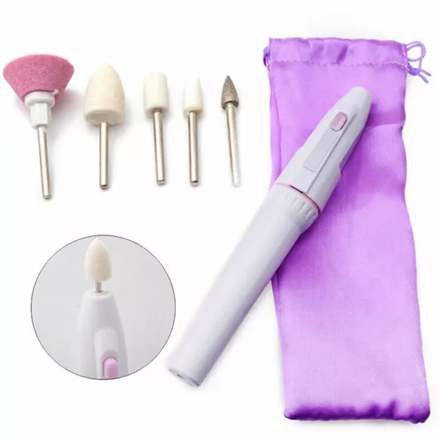 Elektrische Maniküre Pediküre Nail Art Schönheitspflege Datei Polieren Bohrer Werkzeug Kit Set