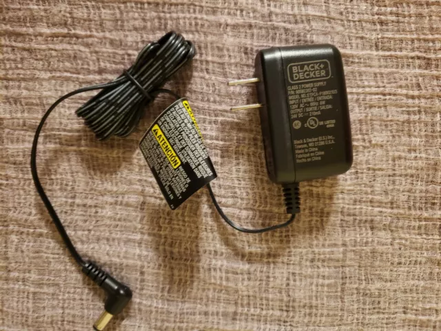 AC Adapter Charge For Black & Decker UA0302A P/N: 90513913 Class 2