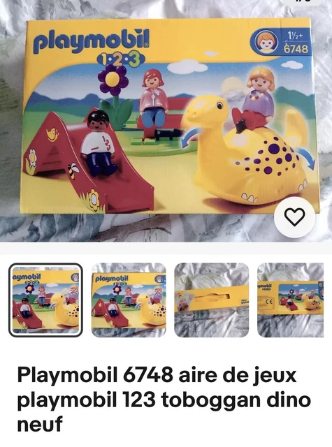 Lot De 2 Boîtes Playmobil Vintage 3552 Et 3497 – Trains Et Western
