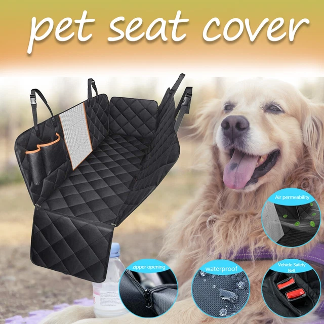 Breathable Waterproof Car Rear Back Seat Cover Pet Protector Mat Mesh Hammock UK