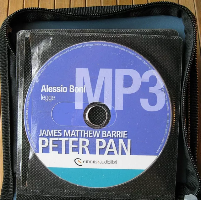 Audiolibro audiobook cd MP3  PETER PAN - James Matthew Barrie / usato