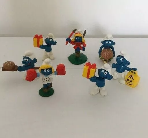 Smurf Bundle - 1996/97 Vintage McDonald’s Payo - Set of 7