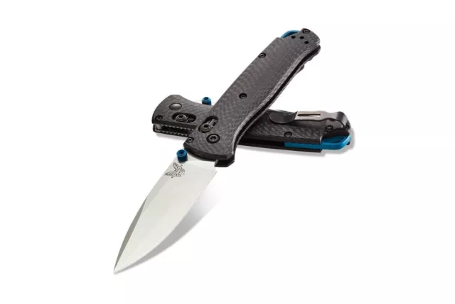 Benchmade 535-3 Bugout 3.24" Plain CPM-S90V Blade Carbon Fiber Handle W/Clip