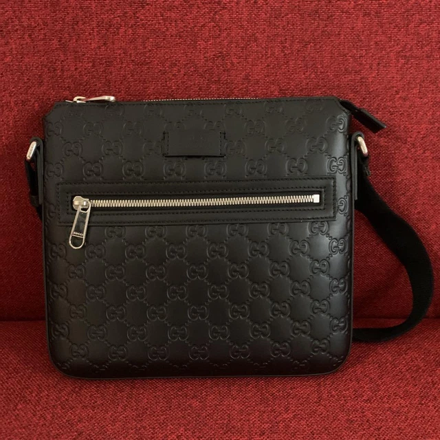 Gucci Signature Shoulder Bag Messenger men's bag
