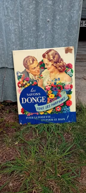 Plaque Publicitaire Savon Donge