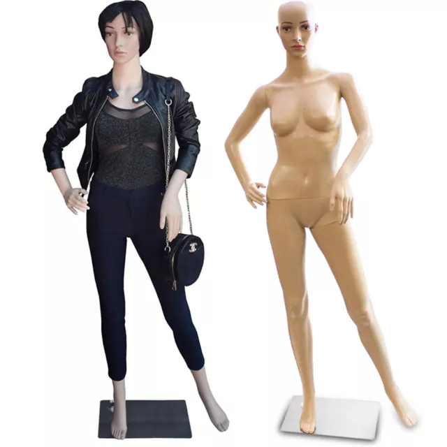 Schaufensterpuppe Weiblich Schaufensterfigur Mannequin 360° beweglich 174cm