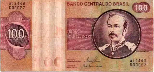 Brazil: 100 cruzeiros (1974 - 1981) (Pick#195a)