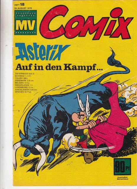 Mickyvision (MV Comix) 1970 Nr. 18 (Ehapa Verlag),  guter Zustand!