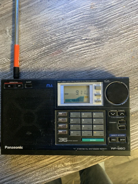 PANASONIC RF-B60DL PORTABLE Radio FM-LW-MW-SW PLL Synthesized