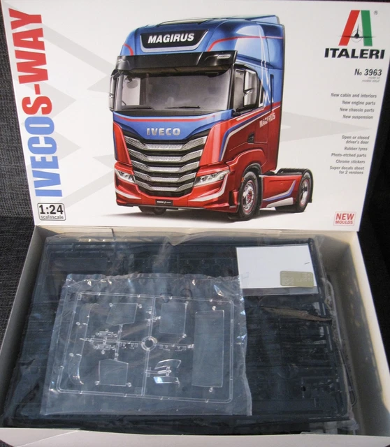 Italeri IVECO S-Way Modellbausatz 1:24 - LKW Modell Zum Zusammenbauen