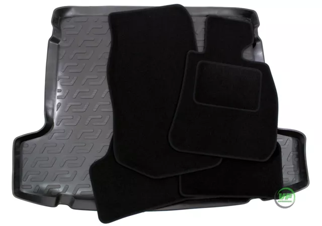 COMBO SET car mats + boot liner for BMW X1 E84 2009-2015