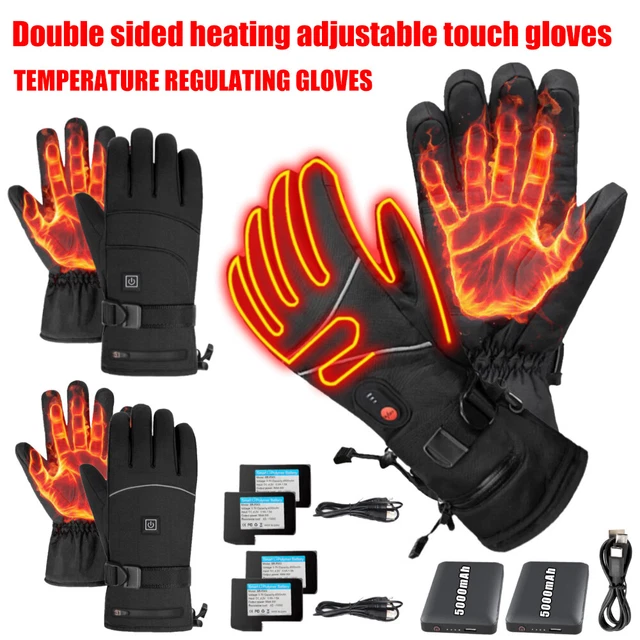 USB Heizhandschuhe - Akku Handschuhe Mit 3 Wärmestufen Für Winter