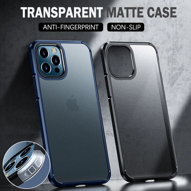 For iPhone 12 11 Pro Max Mini 8 7 SE XR X/XS Matte Case Shockproof Bumper Cover
