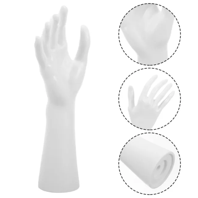 Ladies Hand Model Props Pvc Miss Mannequin Ring Holder Jewelry