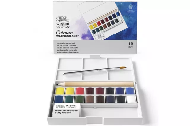 Winsor and Newton Cotman Aquarell Deluxe Skizzierer Box