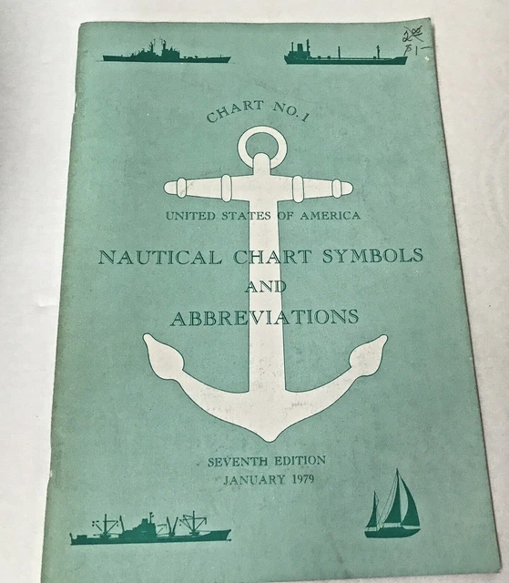 NAUTICAL CHART SYMBOLS & Abbreviations, Chart No 1 January 1979 7th
