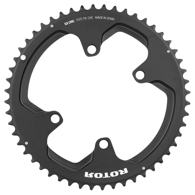 Plateau ROTOR QXL 4 trous Extérieur - 46T/52T/53T/54T