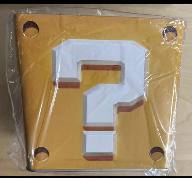 NEW AMC NINTENDO Super Mario Bros Movie Question Block Popcorn Tin