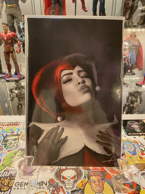 DARK KNIGHTS OF STEEL #1 CARLA COHEN 616 Virgin Variant B HARLEY QUINN