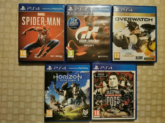 Lot 5 Jeux PS4