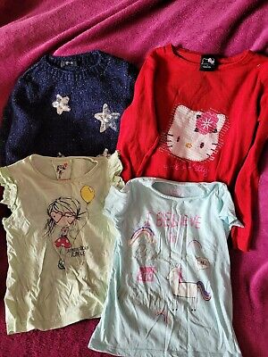 Girls Clothing Bundle Age 6-7 Years - Hello Kitty - Jumpers - T-Shirts [56]