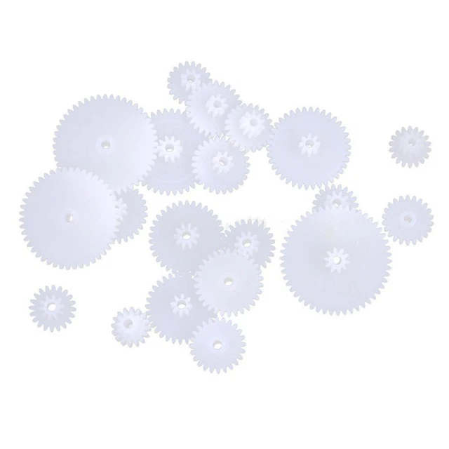 Lot De 49 Engrenages En Plastique Pour Voiture Télécommandée RC - Différentes Tailles, Réparation Et Customisation - 10