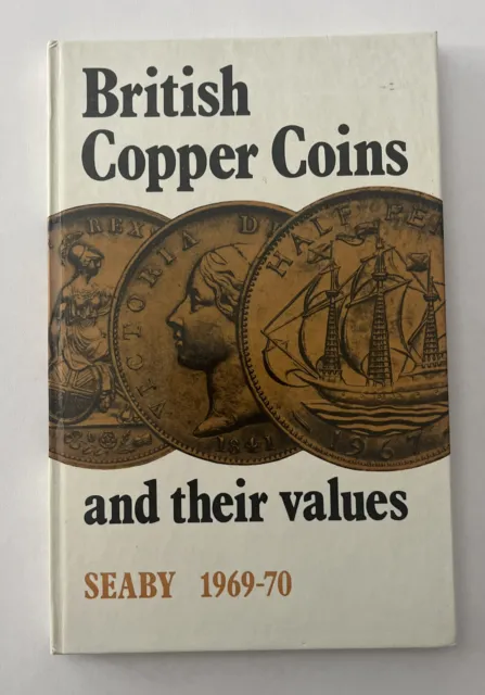 RARE British Copper Coins and Their Values 1969-70 Seaby Peter & Bussell Monica