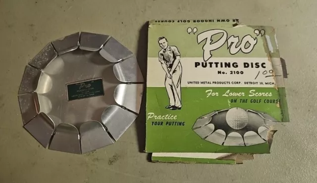 VINTAGE “PRO” GOLF Ball Marker United Metal Products Corp No. 2100 $5. ...