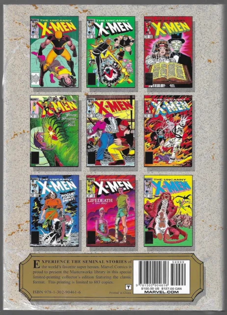 Marvel Masterworks Uncanny X-Men Vol 10 DM Variant 241 FS HC Barry Windsor Smith 2