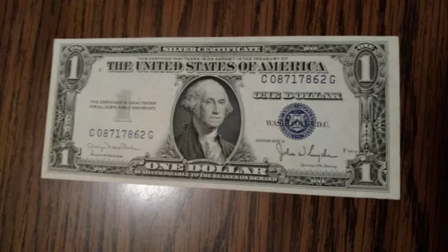 FR-1613N 1935D Silver Certificate "Narrow" Uncirculated Crisp Bill No MOTTO.