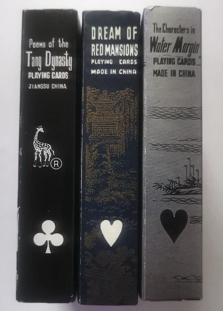 Vintage Playing Cards 3 Wide Decks Box  Non Standard 1970 3 X 52 &2 Uk Postfree