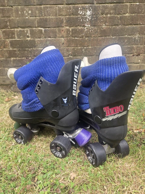 Patins à Roulettes Quad Bauer Turbo - Taille UK 6, Vintage, Occasion Bon état