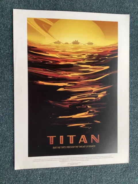 TITAN,   Colour Poster, 16" x 12", NASA
