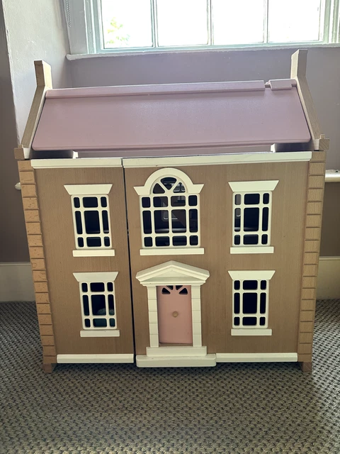JOHN LEWIS LECKFORD Dolls House georgian wooden white and pink