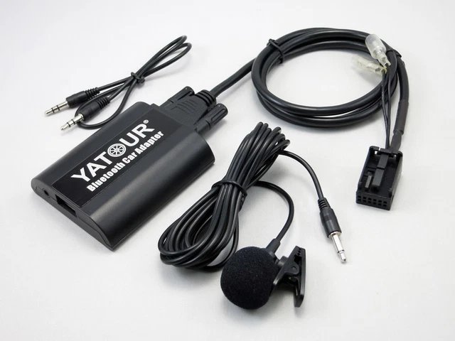 Adattatore Audio Per Citroen, Adattatore Audio Stereo Con Microfono Adatto Per Peugeot 207 307 407 308, Cavo AUX IN Bluetooth A 12 Pin - Foto 4