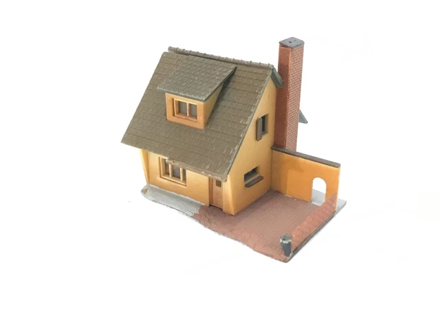 Maison Avec Terrasse Et Cheminée Faller - Maquette échelle HO, Occasion