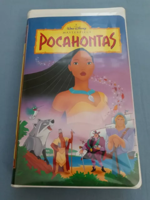 RARE 1996 Walt Disney Masterpiece Collection Pocahontas VHS#5741 ISBN 0788803743