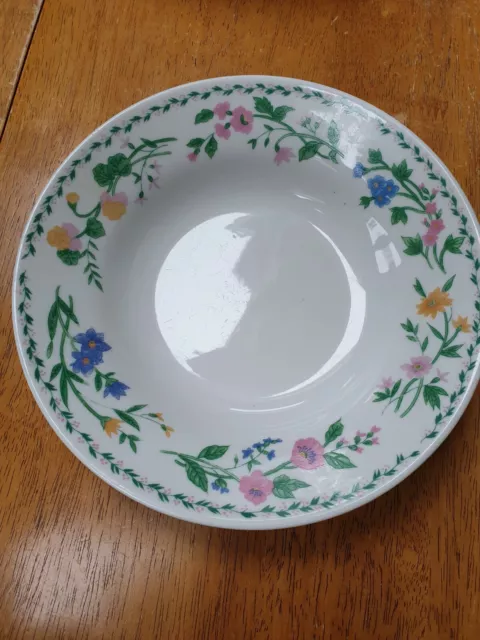 Vintage Royal Norfolk -  "Floral" Pattern  -  8 Inch Cereal/Soup/Dessert Bowl