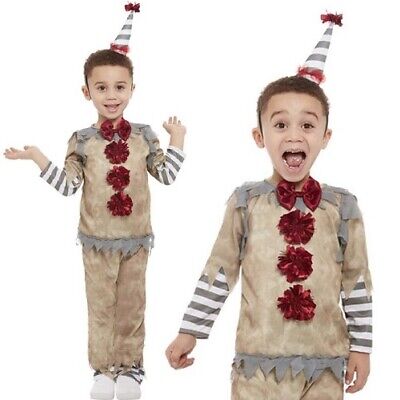 Bambino O Neonato Halloween Vintage Pagliaccio Costume Da Smiffys