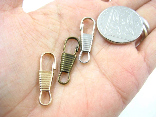 10pc Oval Lobster claw Clasp purse chain Fastener Hooks handle strap replacement