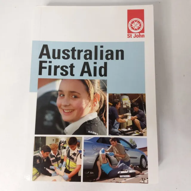 St John Australian First Aid Book Paperback 2011 Reprint with Corrections
