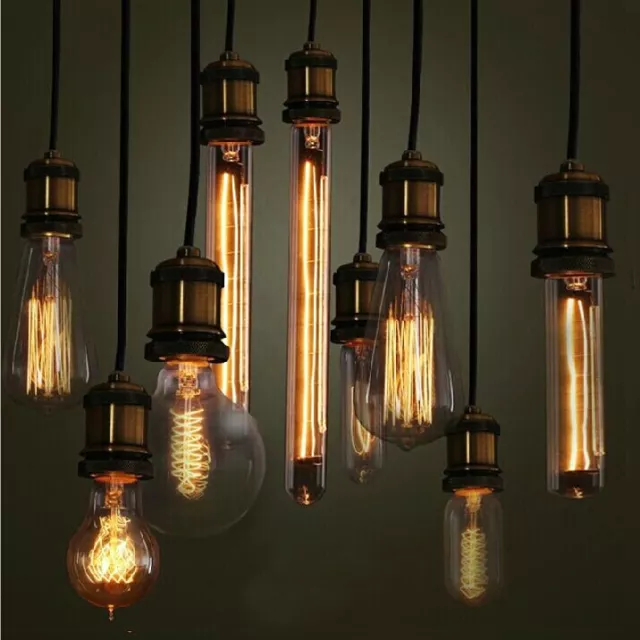 B22 E14 E27 Screw Bayonet Antique Edison Bulbs Retro Industrial Decor Light Lamp