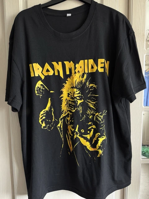 IRON MAIDEN Tシャツ EDDIE'S DIVE BAR 現地購入 Iron Maiden Eddie's Dive Bar Charged With Trooper