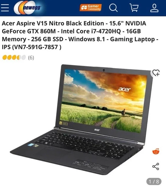 Vn7 591g Acer Aspire V15 Nitro Black Edition Specs ACER ASPIRE V15