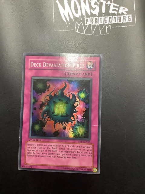 Yugioh Deck Devastation Virus Super Rare Fet-En058 1St Edition Played