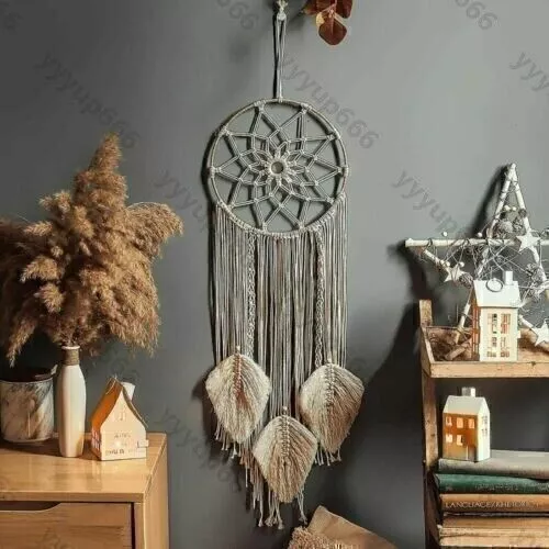 Macrame Dream Catcher Dreamcatcher Woven Wall Hanging Tapestry Boho Decorative T