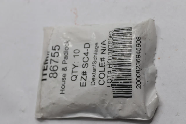(10-Pk) Hillman Universal Single Sided Blank Key Brass Nickel 86755