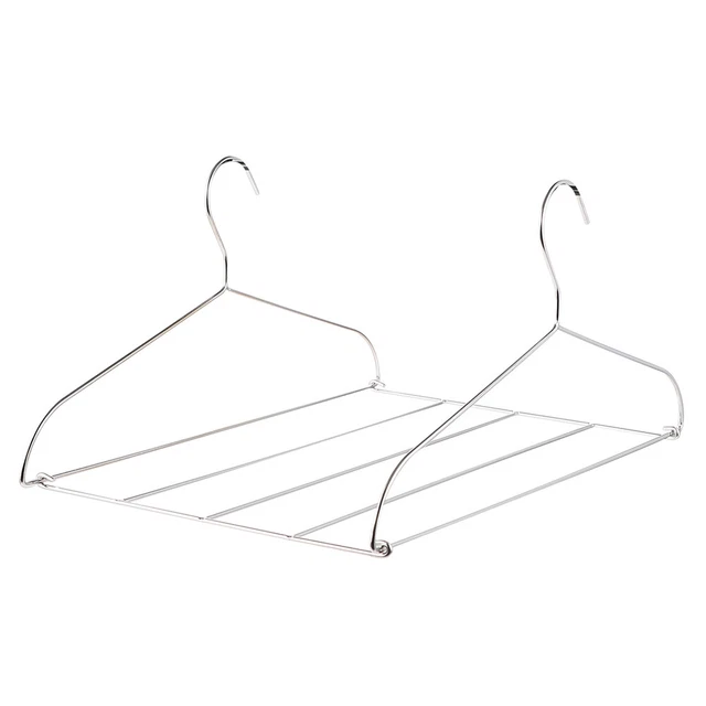 1pc cintre de place organisateur de placard en acier inoxydable cintre en
